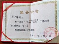 荣誉证书7