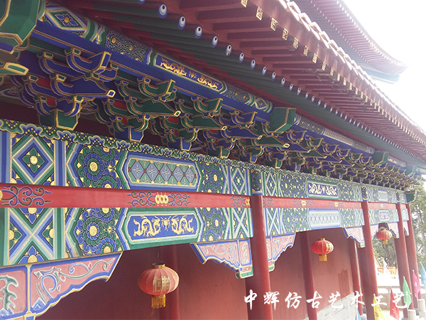彩绘古建筑